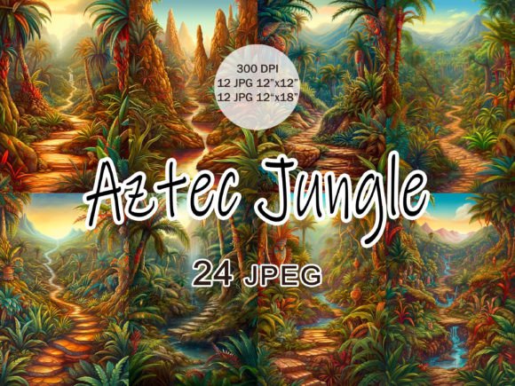 Download Aztec Jungle Landscape JPEG Clipart - Premium Resources