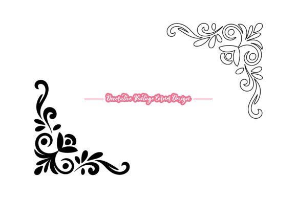 Download Elegant Scrollwork Corner Decoration - Decoration Collection
