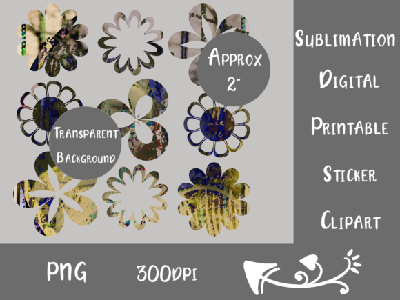 Download Neutral Tones Collage Sublimation Flower - Collage Collection