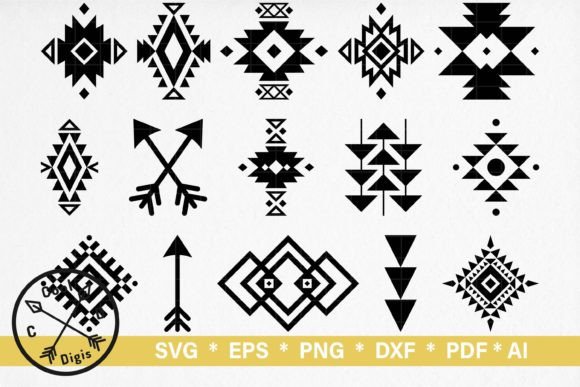 Download Aztec Tribal Pattern Clipart for Cricut - Premium Resources