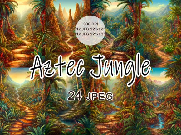 Download Aztec Jungle Tropical JPEG Clipart - Premium Resources