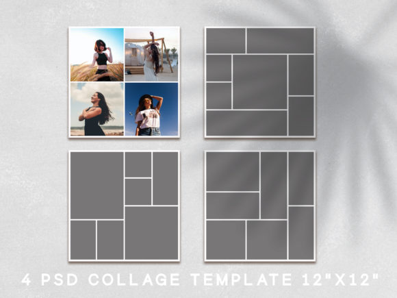 Download Photo Collage Template 12''x12'' - Collage Collection
