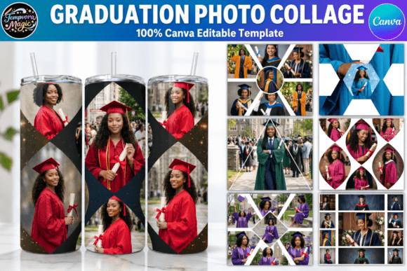 Download 30 Graduation Photo Collage CanvaTumbler - Collage Collection