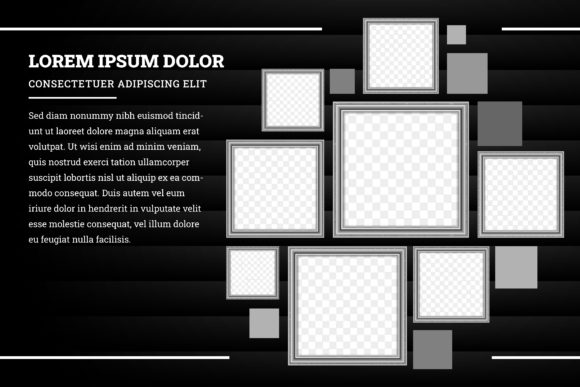 Download Black Frame Photo Collage Background - Collage Collection